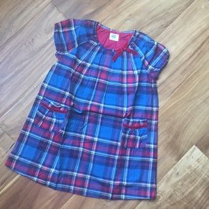 Brand New 100% Cotton Mini Boden Soft Flannel Plaid Dress